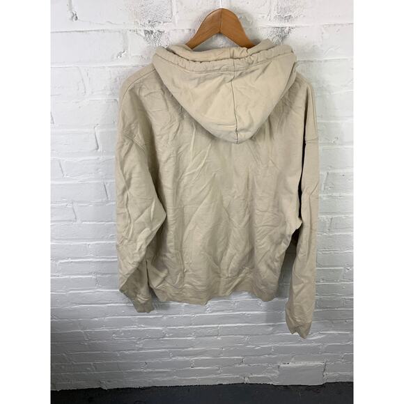 Champion Men's Fleece Pullover Hoodie Long Sleeve Pebblestone Size L - Picture 4 of 5